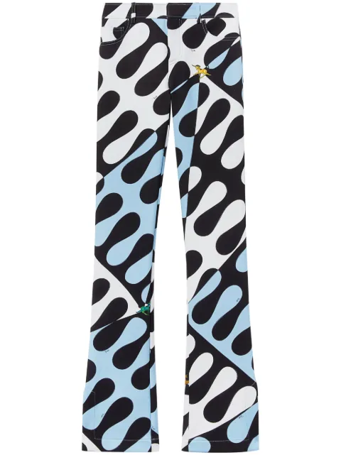 PUCCI Leocorno-print trousers