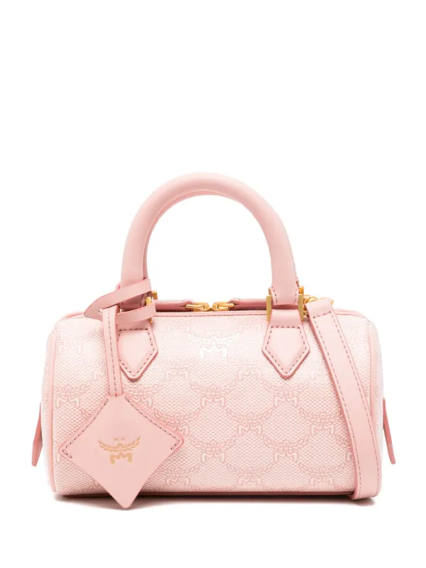 MCM Mini Ella Lauretos Tote Bag Pink FARFETCH VN