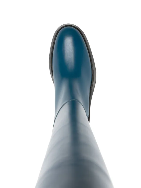 GRanHand　JIL SANDER NAVY ニーハイブーツ Jil Sander ジルサンダー ブラック ニーハイ ロングブーツ (Jil