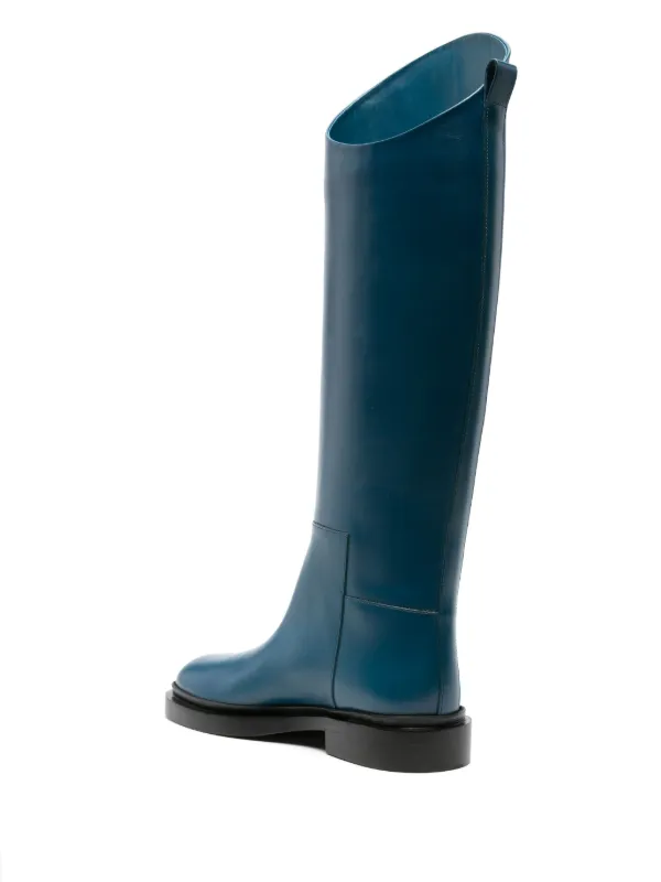 GRanHand　JIL SANDER NAVY ニーハイブーツ Jil Sander ジルサンダー ブラック ニーハイ ロングブーツ (Jil