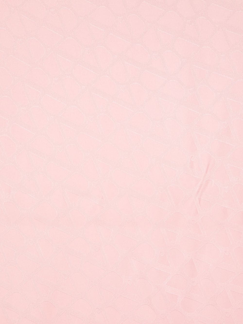 Shop Valentino Vlogo-signature Silk Scarf In Pink