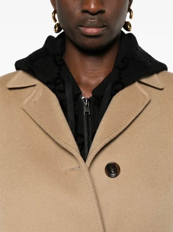 Gucci single breasted wool coat on sale