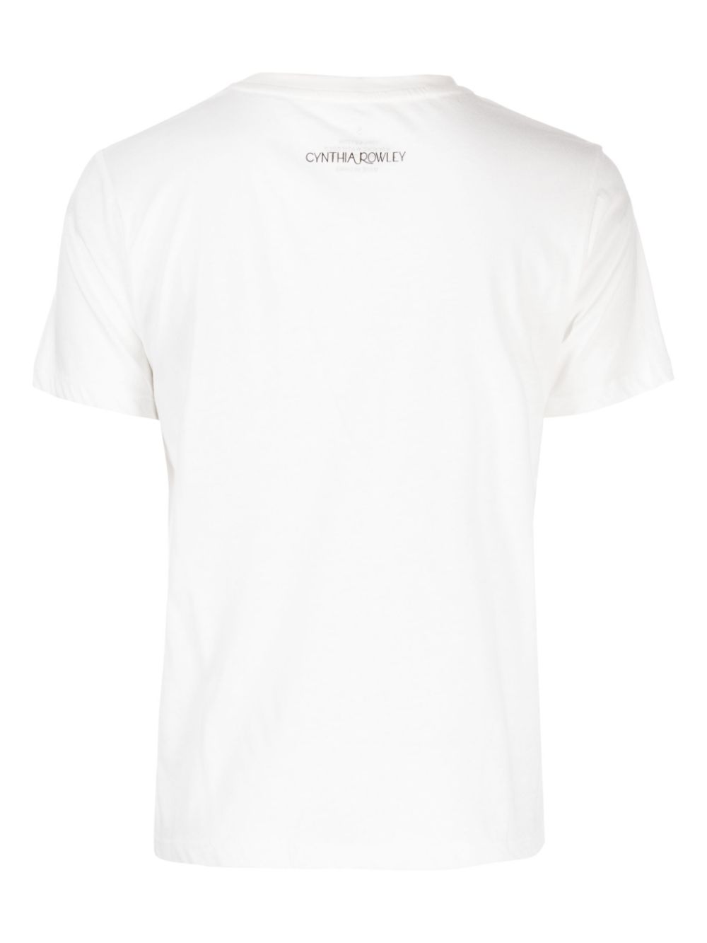 Cynthia Rowley T-shirt met bloemenprint - Wit