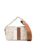 Michael Michael Kors Jet Set leather crossbody bag - Neutrals