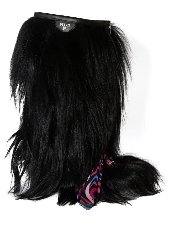 Long hair fur on sale boots