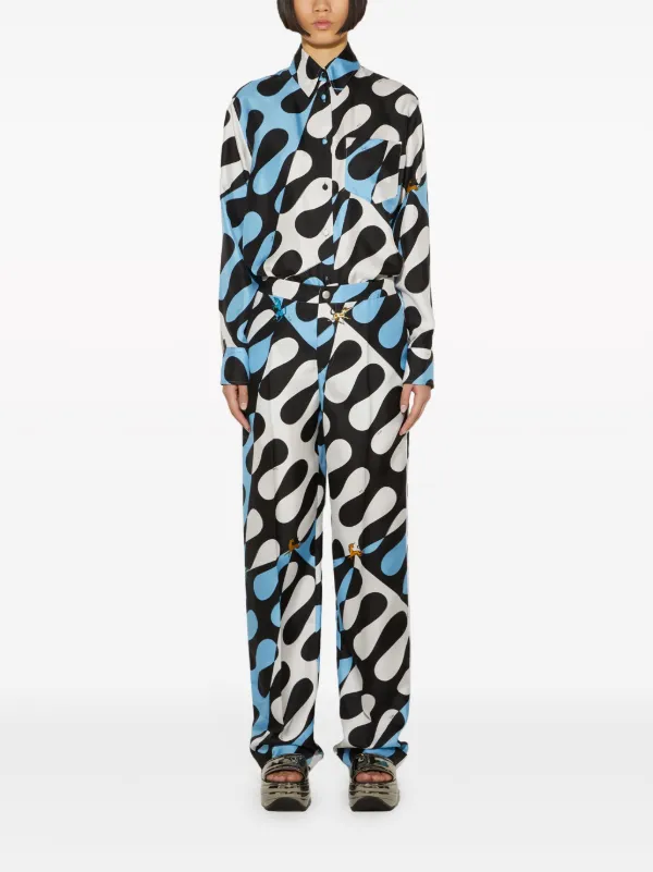 PUCCI Leocorno シルクパンツ 