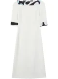 PUCCI Leocorno-print A-line dress - White