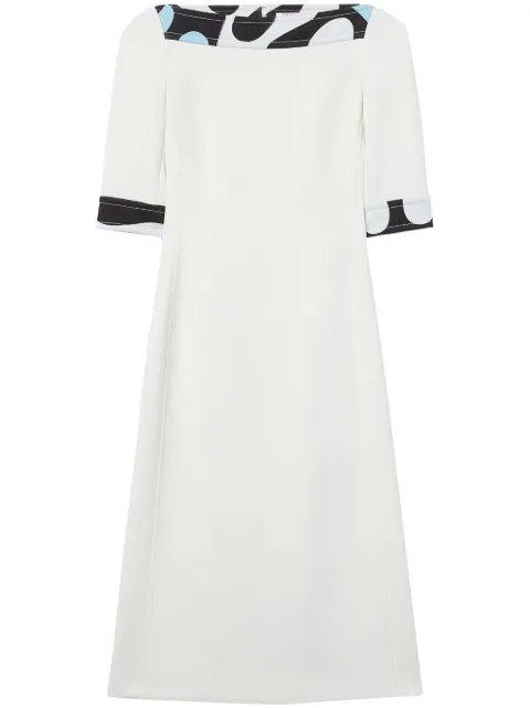 PUCCI Leocorno-print A-line dress