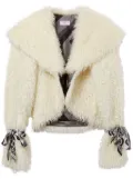 PUCCI faux-shearling jacket - White