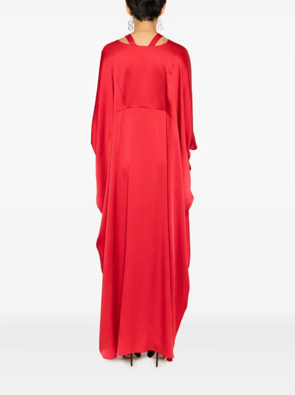 strapless open back dress Anta Kaftan dress Set  ALOSH LONDON