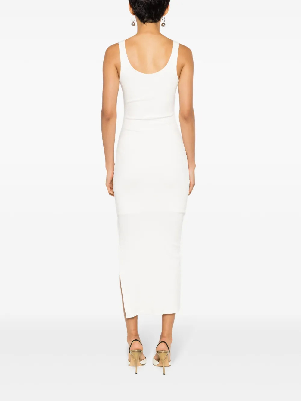 Gloria Coelho x Isabella Fiorentino uitgesneden maxi-jurk Wit