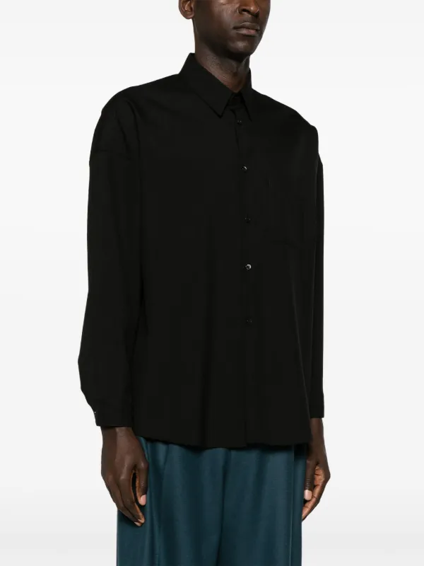 マルニ Marni Virgin Wool Shirt Marni buttoned virgin wool shirt | REVERSIBLE