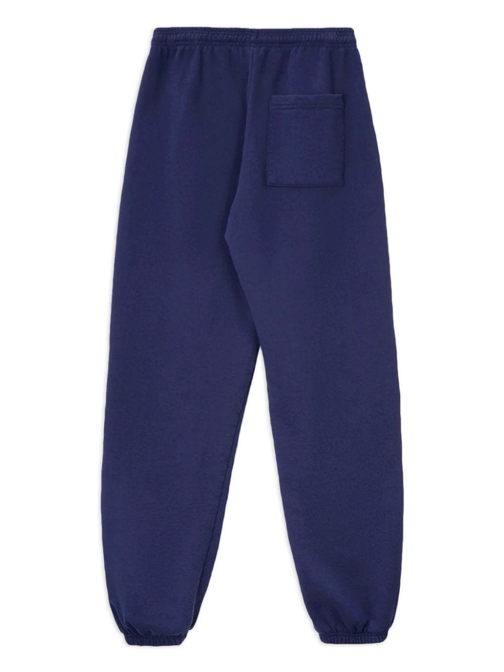 Shop Sporty And Rich Logo-print Cotton Track Pants In Blue