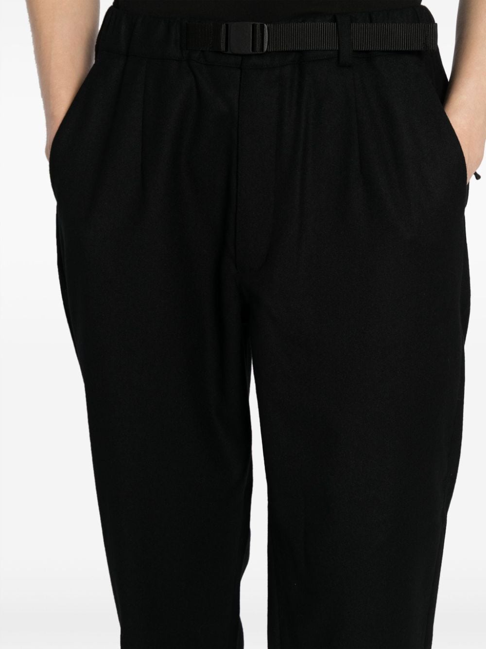 Shop Goldwin All Direction Straight-leg Trousers In Black