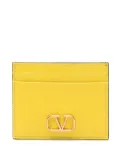 Valentino Garavani VLogo Signature leather card holder - Yellow