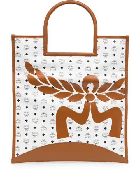 MCM extra-large Aren Mega Laurel Visetos tote bag