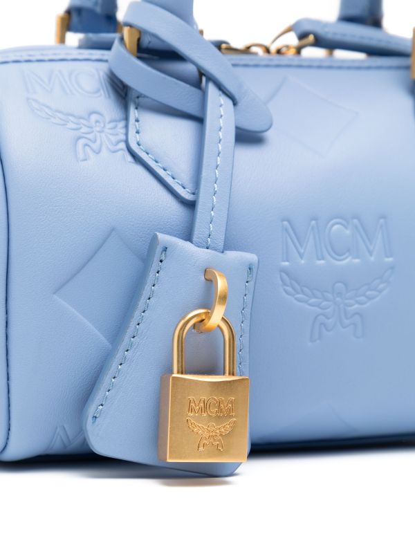 Mcm bag discount with lock