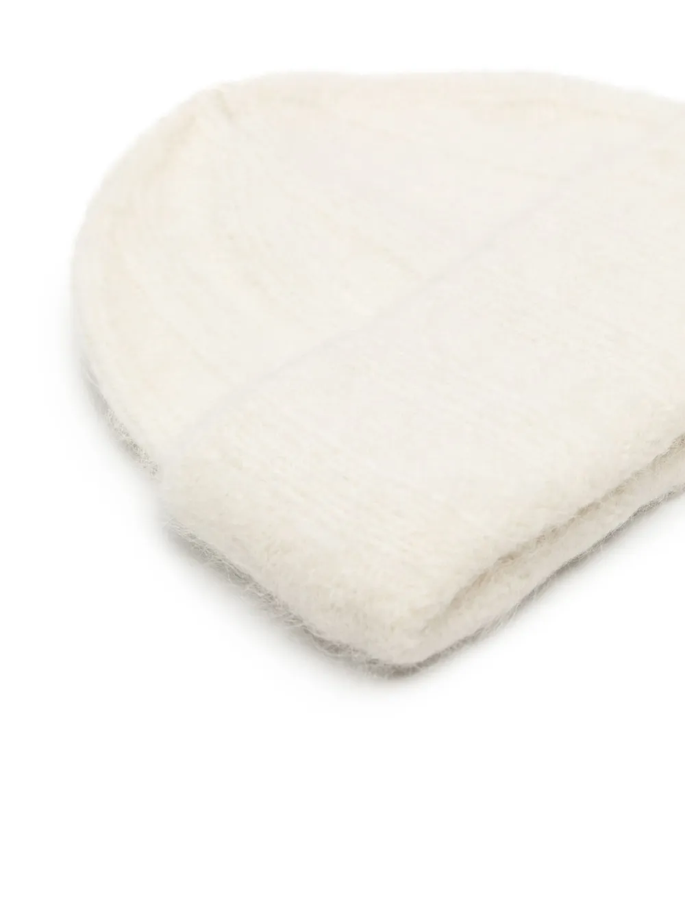 Holzweiler Erica wool blend knitted beanie - Wit