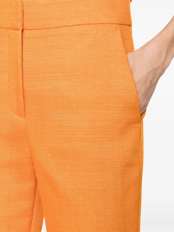 Genny ハイウエスト ストレートパンツ | オレンジ | FARFETCH JP