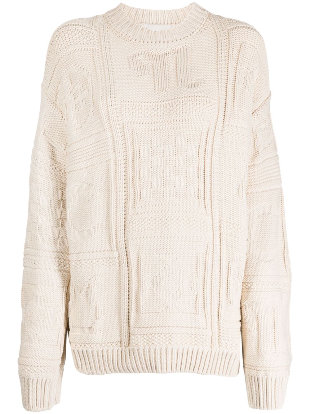 Nanushka Nicolle jacquard-knit jumper - Neutrals