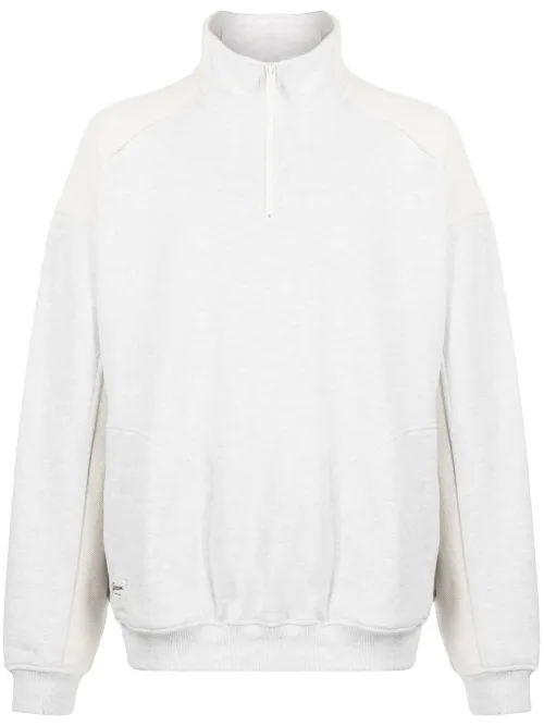 Sweat en coton à col zippé - FIVE CM - Modalova