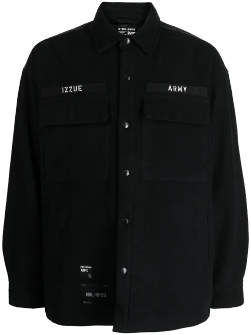 Veste en jean à slogan imprimé - izzue - Modalova