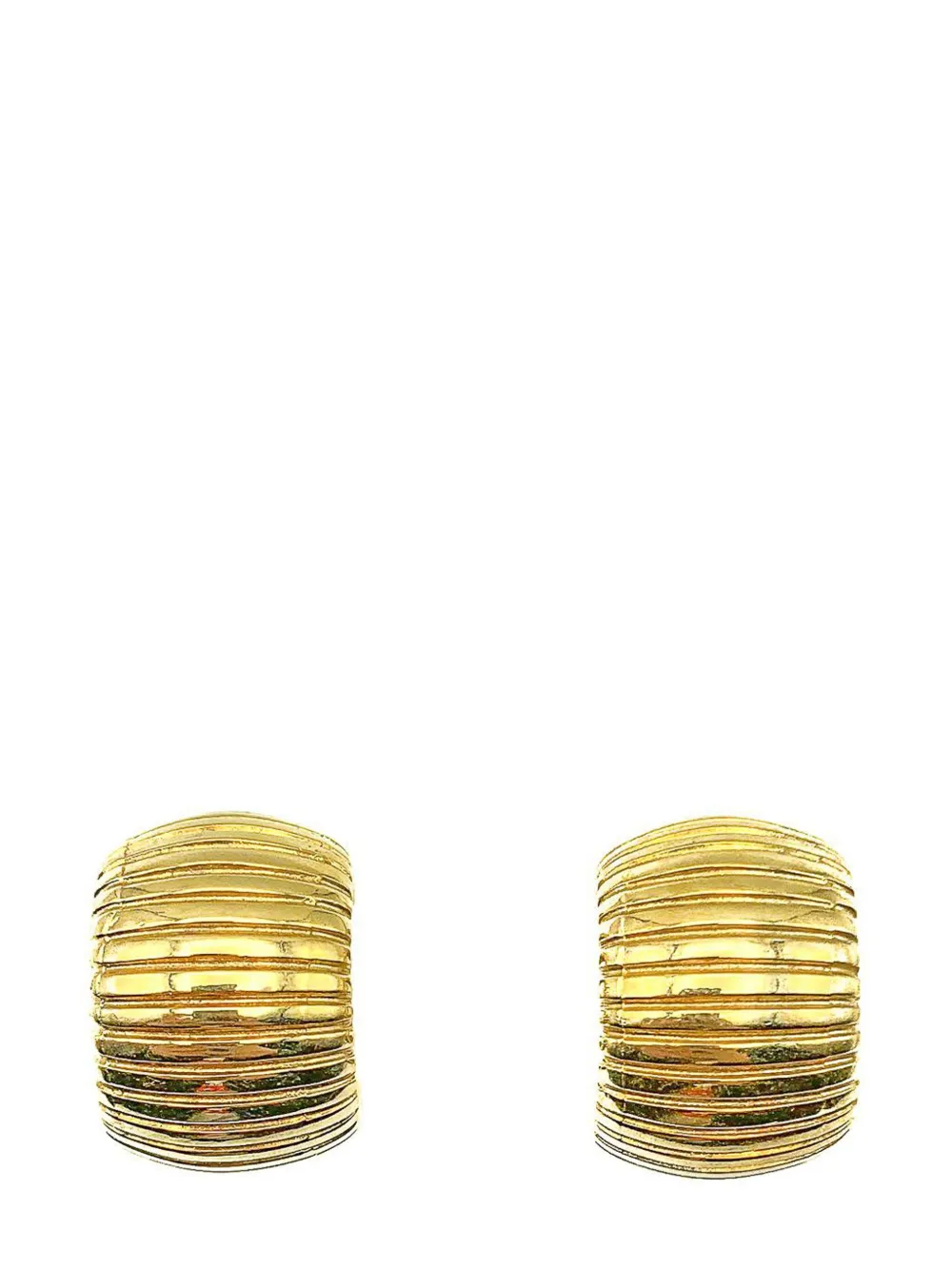 Christian Dior Pre-Owned Vintage Christian Dior Huggie Hoop Earrings Christian Dior Pre-Owned Vintage Christian Dior Huggie Hoop Earrings