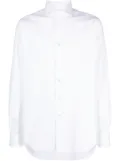 Xacus cutaway-collar button-up shirt - White