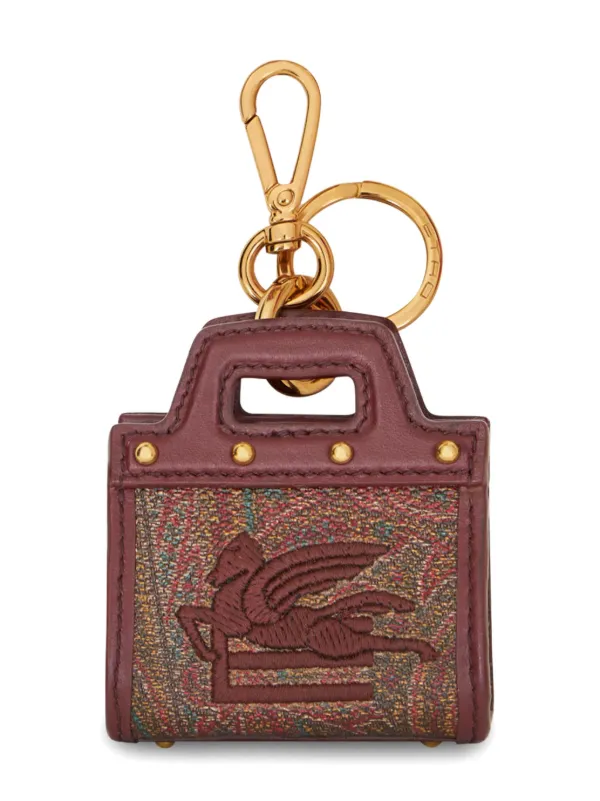 ETRO チャーム バーガンディ