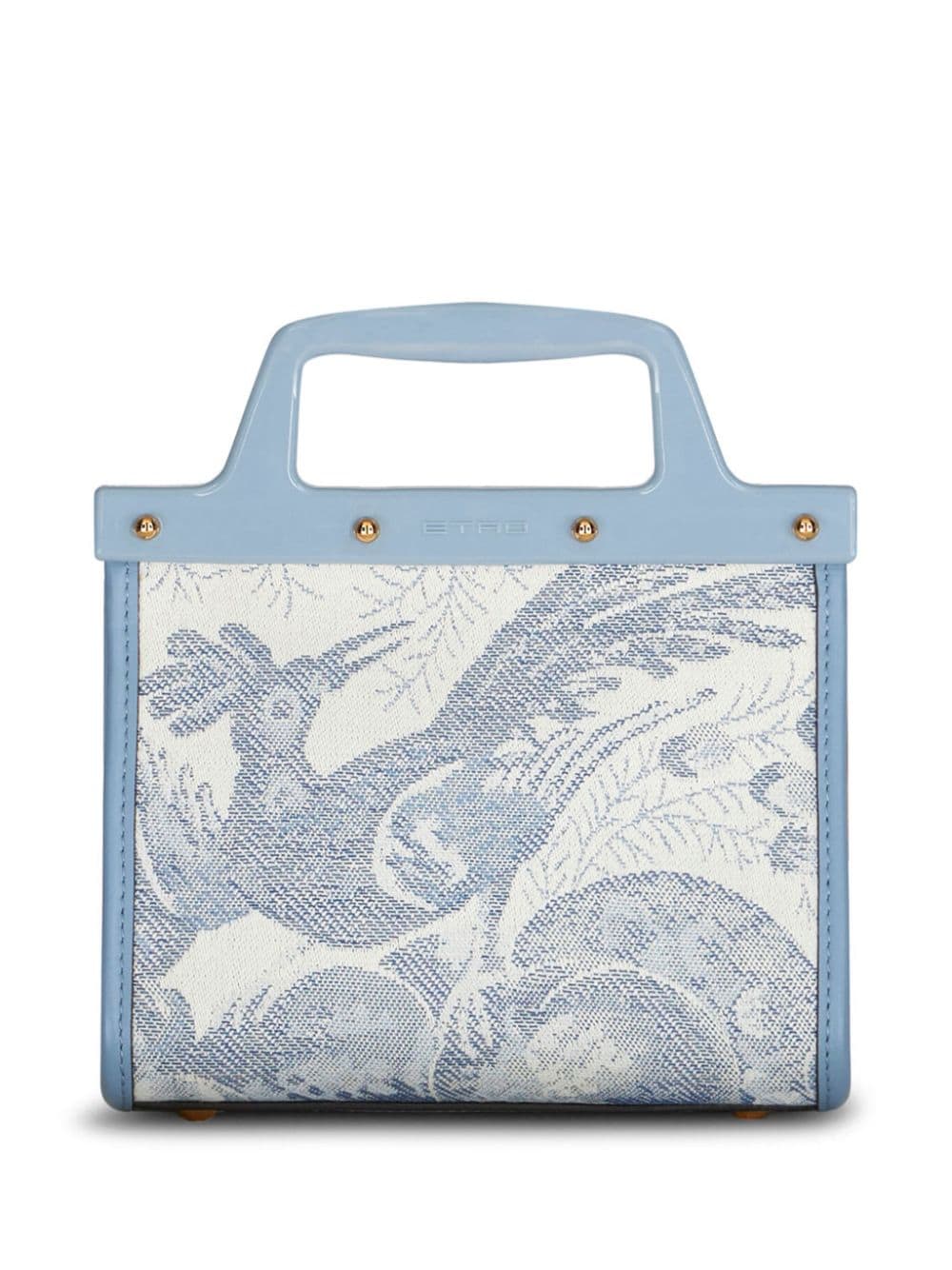 Shop Etro Small Love Trotter Tote Bag In Blue