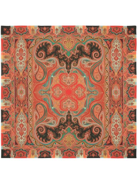 ETRO paisley-print cashmere-blend scarf Women