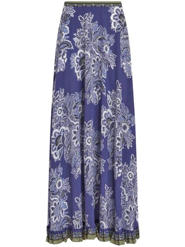 ETRO プリント シルクマキシスカート | パープル | FARFETCH JP ETRO プリント シルクマキシスカート | パープル | FARFETCH JP