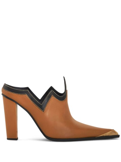 ETRO cowboy-style leather mules Women