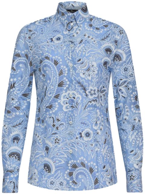 ETRO paisley-print cotton blend shirt Women