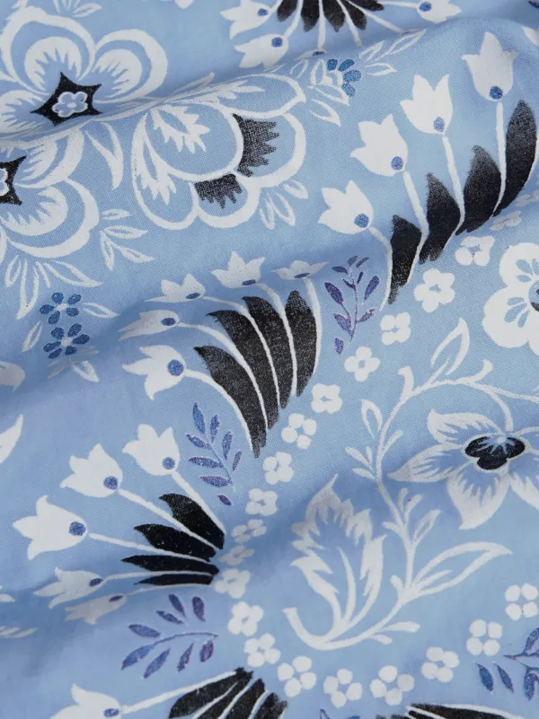 ETRO paisley-print Cotton Blend Shirt | Blue | FARFETCH