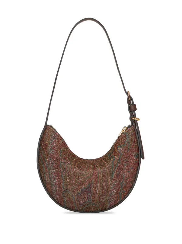 ETRO Mini Etro Essential Shoulder Bag | Brown | FARFETCH TR