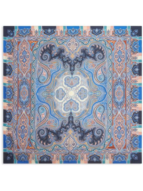 ETRO paisley-print cashmere-blend scarf Women