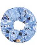 ETRO floral-print silk hair band - Blue