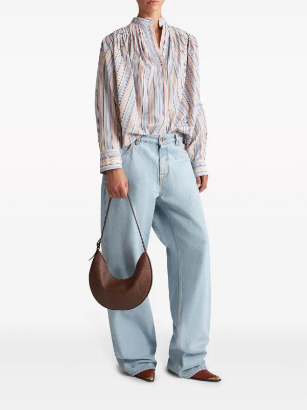 ETRO ペイズリーショルダーバッグ | ブラウン | FARFETCH JP
