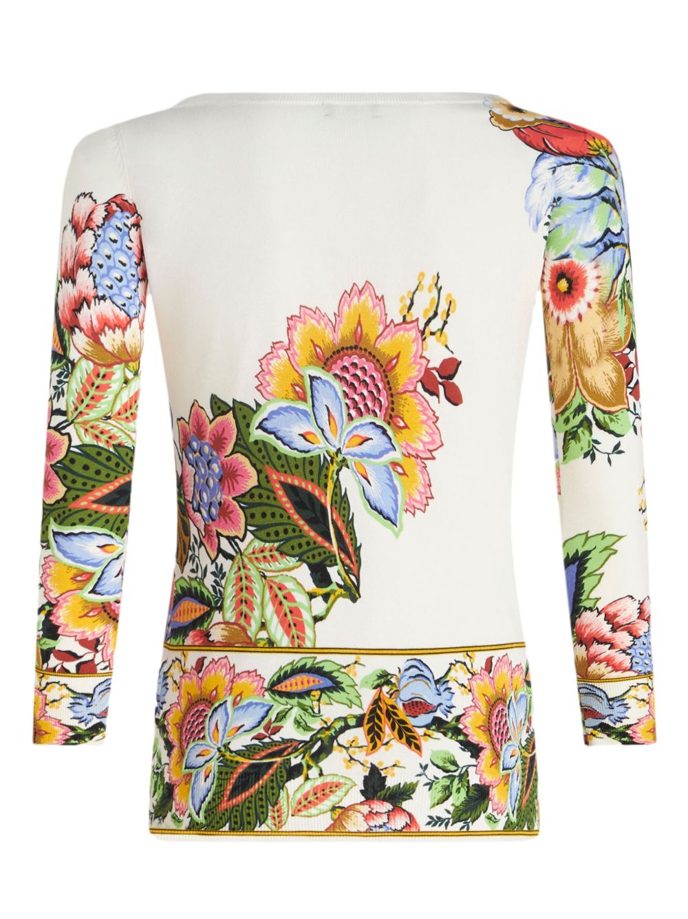 Cheap ETRO floral-print silk blend jumper Women