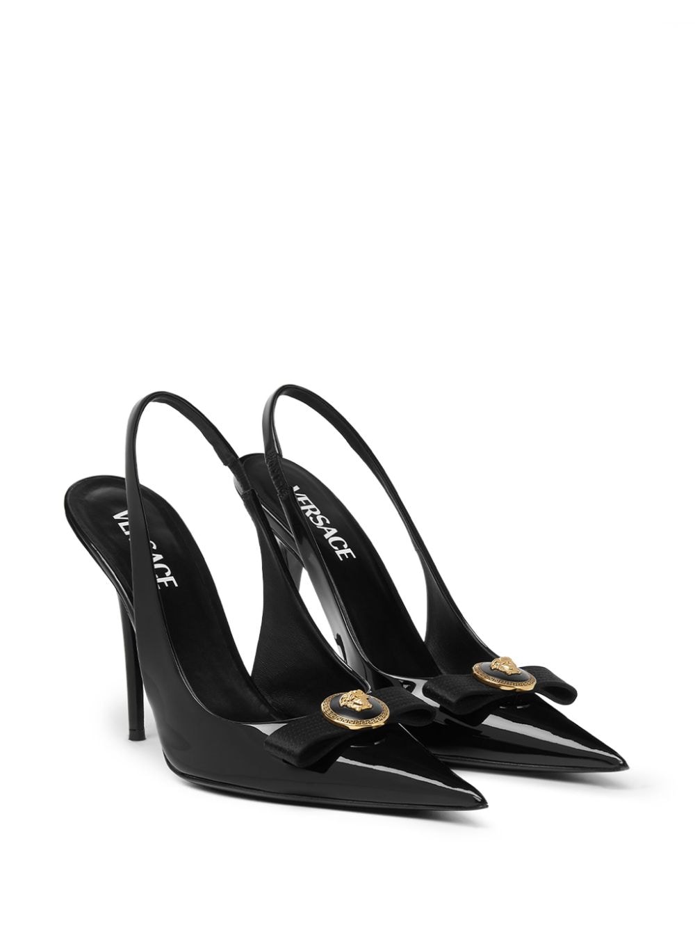 GIANNI 120MM LEATHER PUMPS