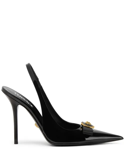 Escarpins Gianvito 120 mm en cuir - Versace - Modalova