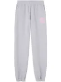 Versace logo-print cotton track pants - Grey