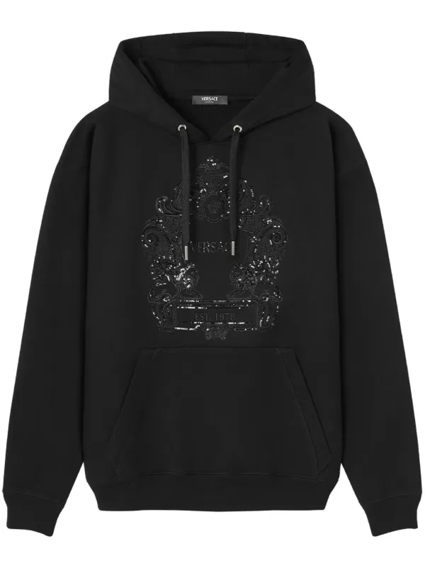 Versace hot sale sequin sweatshirt