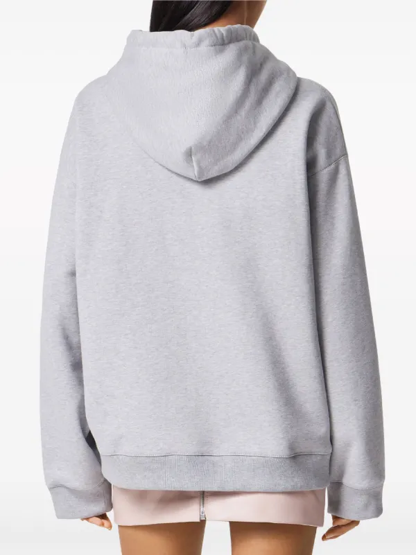 Versace Felpa Medusa Con Cappuccio Grigio FARFETCH IT