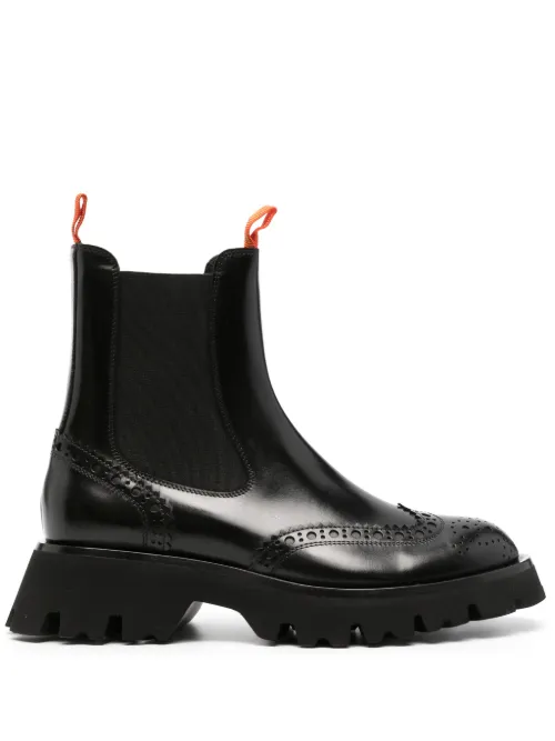 Bottines chelsea en cuir 45 mm - Santoni - Modalova