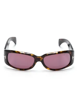 TOM FORD Eyewear Dax スクエアフレーム サングラス | ブラウン