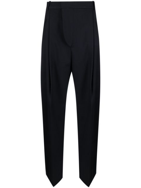 Victoria Beckham pleat-detailing wide-leg trousers