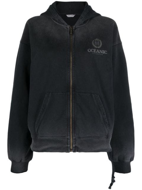 Holzweiler W.Omen Oceanic hoodie med grafiskt tryck