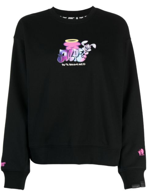 AAPE BY *A BATHING APE graphic-print jersey sweatshirt Women